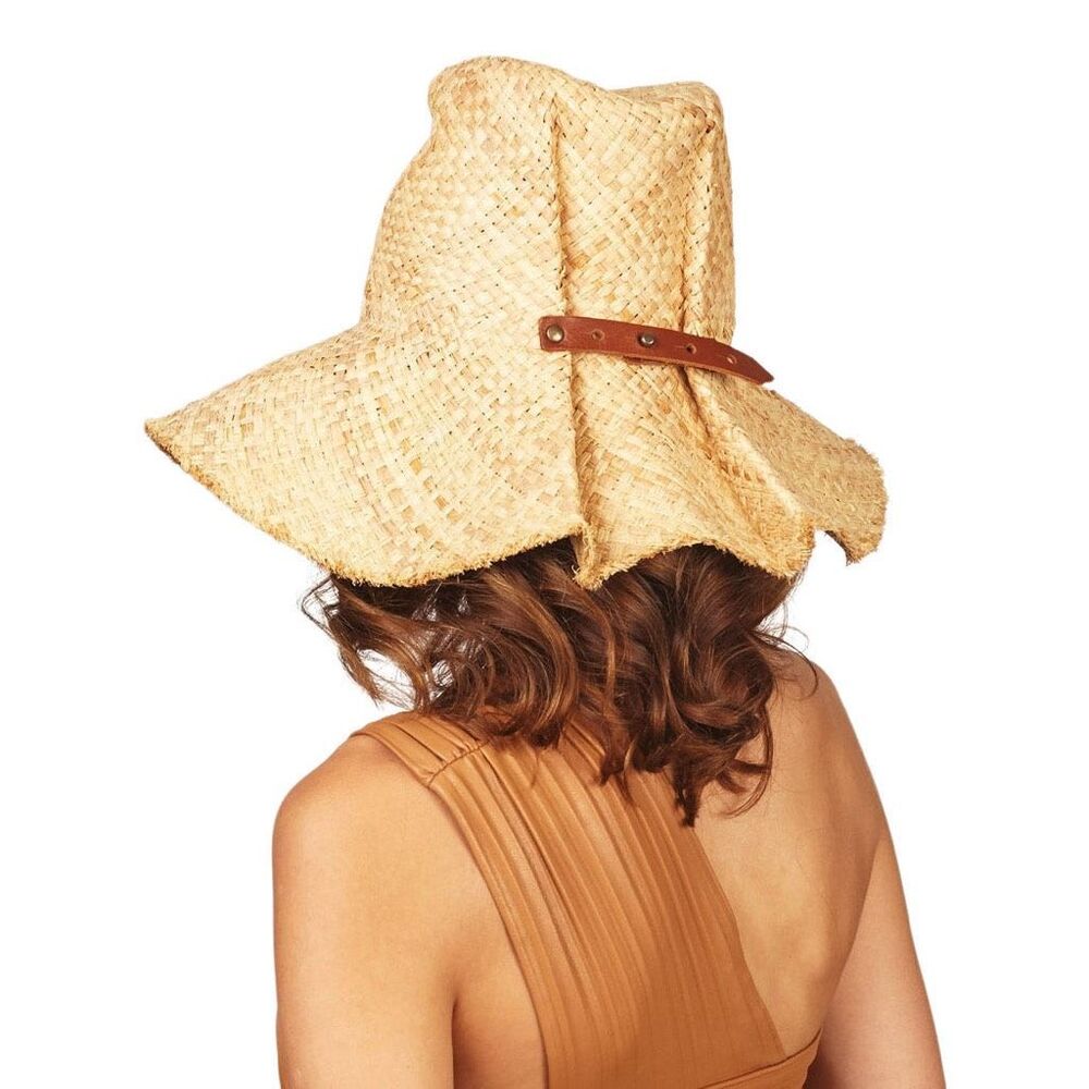 Lola Hats Commando Raffia Straw $395.00 Handmade